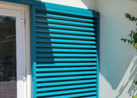 focal Custom fabricated gliding window shutter 445x320